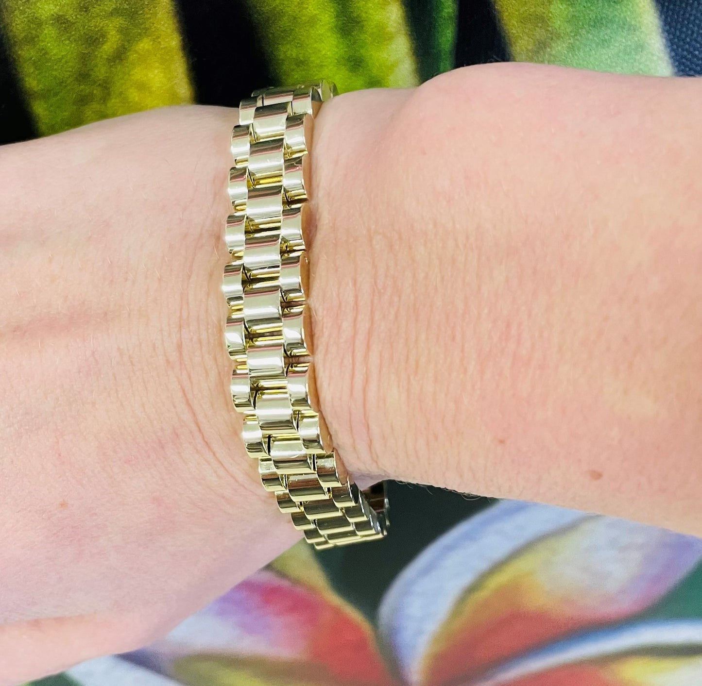 Gold Linked Bracelet